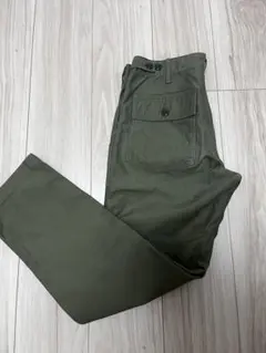 FOBファクトリー　FOB FACTORY ベイカーパンツ　オリーブ　Sのサムネイル