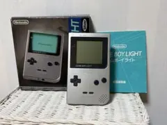 超値下！希少美品Nintendo ゲームボーイライト シルバー 本体➕ソフト1本