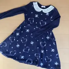 mezzo piano ネイビー ワンピース 140