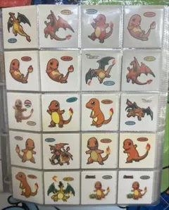 ポケモンパン　シール　リザードン　ヒトカゲ20枚セット　ハロウィン　初期