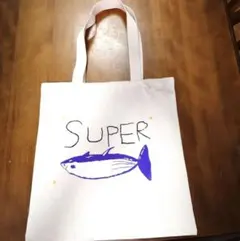 BTS JIN SUPER TUNA トートバッグ（美品）のサムネイル