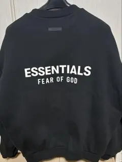 ESSENTIALS FEAR OF GOD ブラック スウェット S