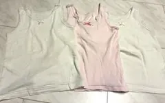 女の子　ガールズ　肌着　タンクトップ　シャツ　130cm 3枚セット　寒さ対策