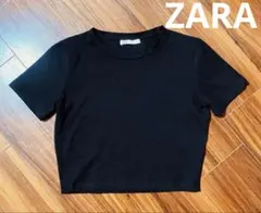 きなこ様専用　ZARA クロップド丈　Tシャツ　黒　ブラック　韓国　春夏