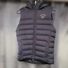 Munsingwear マンシングウェア　フード付きダウンベスト Mサイズ 黒