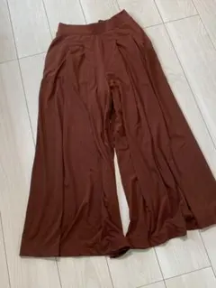 【美品】ユニクロワイドパンツ/ロングパンツ/ガウチョパンツ/ユニクロパンツ