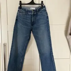 ZARA ローライズブルーストレートデニムEUR36