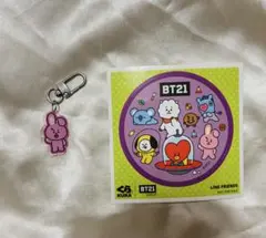 BT21　くら寿司　ステッカー　COOKY キーホルダー