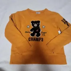 DOUBLE.B クマ刺繍 トレーナー 120