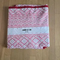 コムサイズム　毛布(赤)