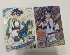 アイプリリング2弾　星４すばるスクールメイツクールとポチャッコなかよし2枚セット