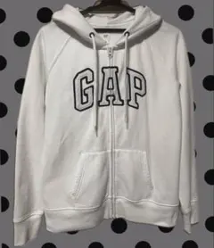 GAP ジップパーカー M 白のサムネイル