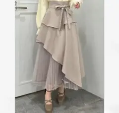 dazzlin アシンメトリープリーツスカートのサムネイル