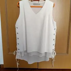 最終値下げ❣Annakenny ベージュ Vネック ベスト