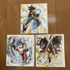 ドラゴンボール色紙　アートキャラクターコレクション3枚セット