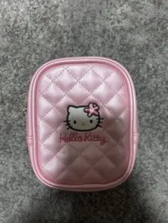 Hello Kitty キルティングポーチ ピンク