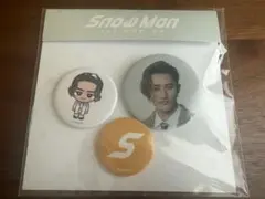 Snow Man 1st POP UPピンバッジフォトカードパックセット 岩本照