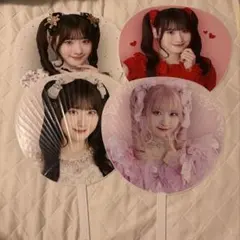 =LOVE イコラブ 髙松瞳 うちわ まとめ売り4点 ピンキー 魔法少女 等 LOVE イコラブ 髙松瞳 うちわ まとめ売り4点 ピンキー 魔法少女 等