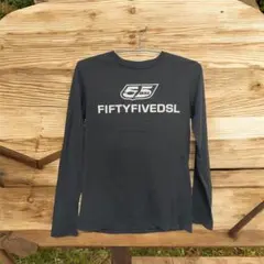 55DSL ロングスリーブTシャツ ブラック