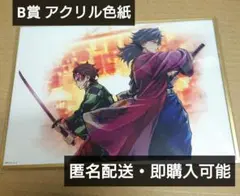 鬼滅の刃 WEBSHOPくじ 繋ぐ 「義勇と炭治郎」 B賞 アクリル色 - メルカリ