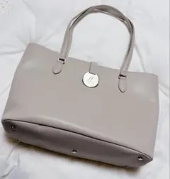 상태좋음 ❣️アニエスベー agnes b. A4 レザー メタルチャーム トート