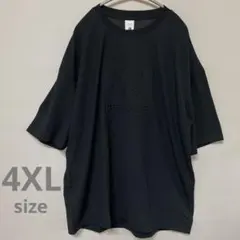 3D立体ロゴTシャツ【4XL】黒 トラ タイガー　オーバーサイズ サラサラ