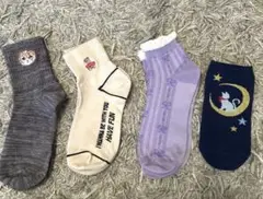 キッズ靴下４枚セット サイズ19〜22㎝