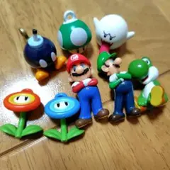 マリオ　入浴剤マスコット　マスコット　スーパーマリオブラザーズ　ルイージ