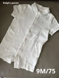 【美品】Ralph Lauren ラルフローレン　ロンパース　9M/75cm