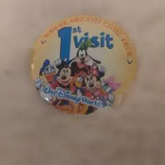 Walt Disney World 1st Visit バッジ♡2008年度モノ