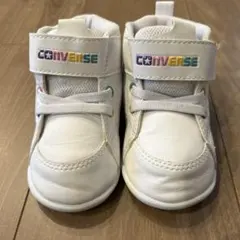 CONVERSE ベビーシューズ ホワイト マルチカラー