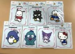 ダイソー　サンリオ　パイルワッペン　ワッペン　シール　7個