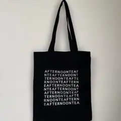 AFTERNOON TEA トートバッグ 黒