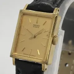 稼働 SEIKO エクセリーヌ 80s ヴィンテージ腕時計 タンク スクエア