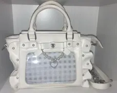 Ank Rouge 確定ファンサおまじないチュールBag 白 2WAY 美品 - メルカリ