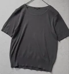 23区 半袖ニット チャコールグレーのサムネイル