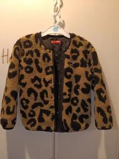 BABYDOLL ヒョウ柄ボアジャケット 120