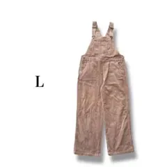 オーバーオール 【L】 コーデュロイ カジュアル 綿100%