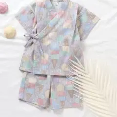 アイスクリーム柄甚平