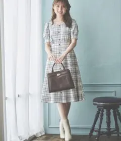 レッセパッセ　LAISSE PASSE ワンピース　チェック