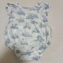 青い動物柄ロンパース 6-12ヶ月 GAP