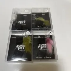 HartDesignフェザクラ1.7g 4個セット ランダムカラー ハートデザイン フェザクラ 1.3g 1.7g - 所沢タックルアイランド