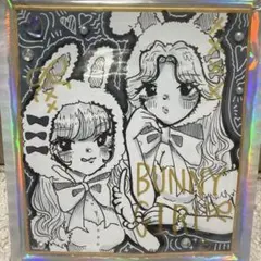 手描き アナログ イラスト オリジナル 色紙 - メルカリ