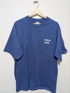 90s USA製 両面プリント Tシャツ XL シングルステッチ ブルー 古着のサムネイル