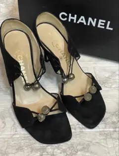 シャネル CHANEL カメリア サテンミュール - メルカリ