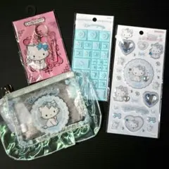 サンリオ　チャーミーキティ　バレエコア　マスコット　 ポーチ　シール　アクキー