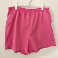 BASIC EDITIONS ピンク ショートパンツ 大きめサイズ