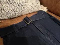 デニムスカート ベルト付き