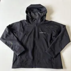 mont-bell トレイルアクションパーカー　130 フリース　ジャケット 黒