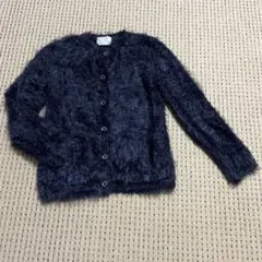 美品　Zara Girls ふさふさすべすべニット　カーディガン　140